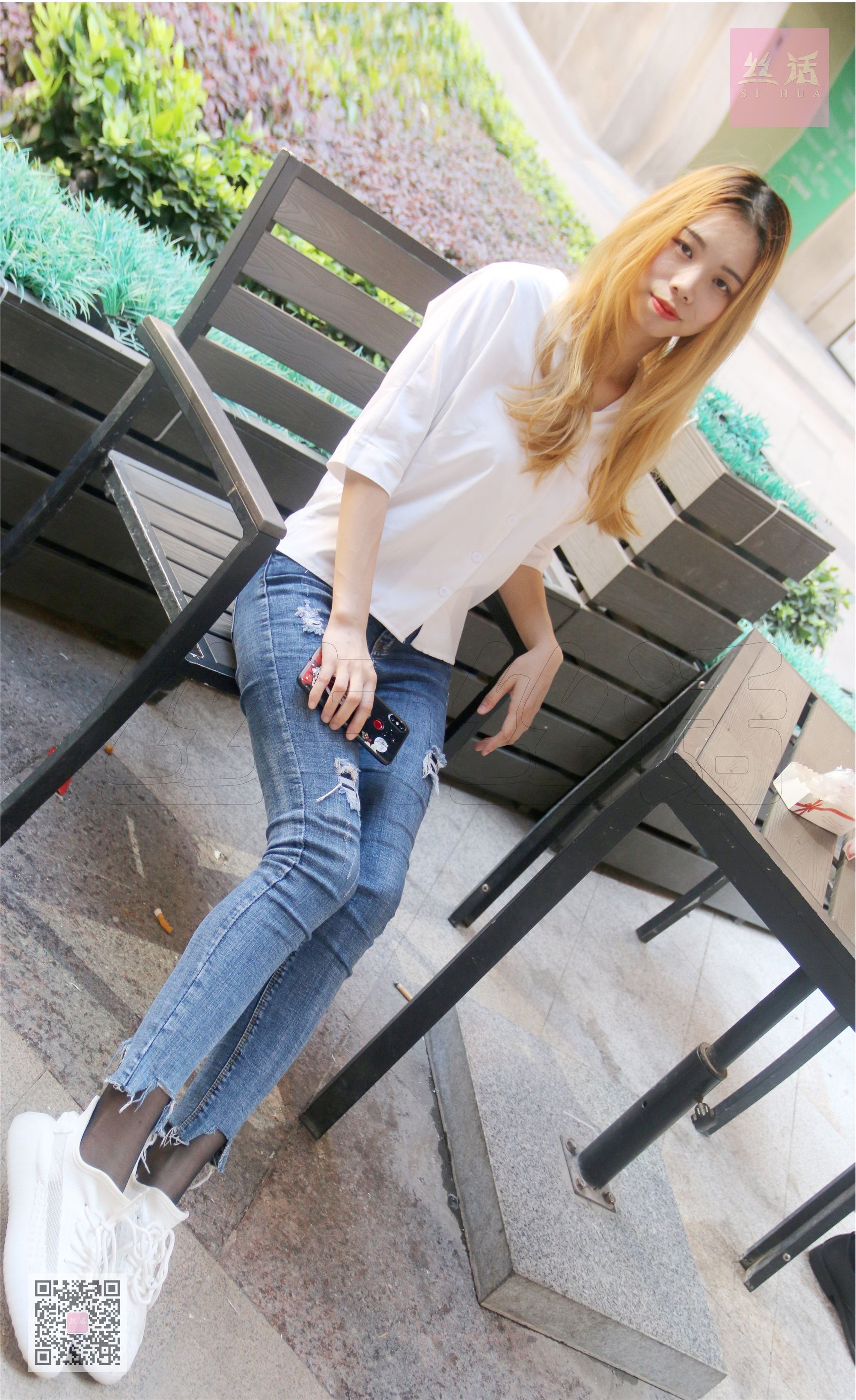 SiHua思话  SH006 婧娴 步行街偶遇库里斯